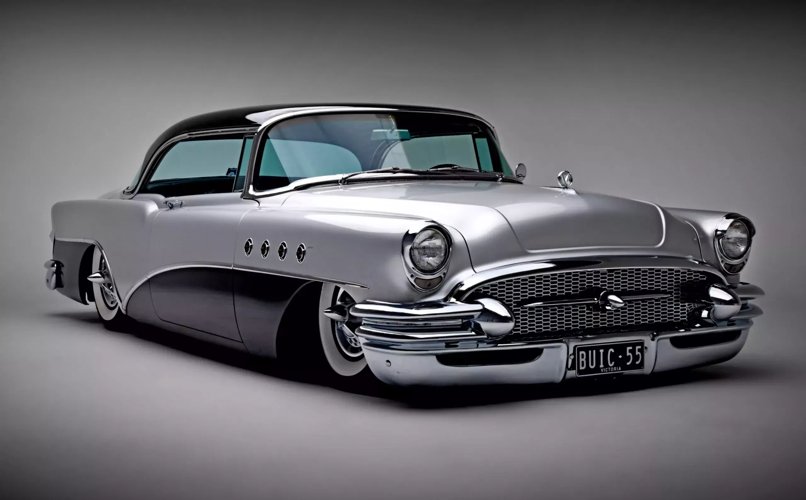 gray 1955 buick special